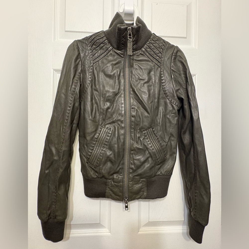 Mackage leather jacket